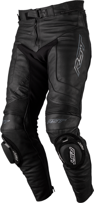 LADIES S1 CE JEAN BLACK/BLACK LEATHER XS