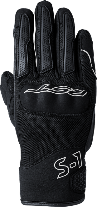 S1 MESH CE GLOVE BLACK/BLACK/WHITE  2XL