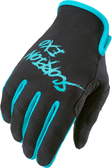 AIR-STRETCH GLOVES GRIND BLACK/TEAL XL
