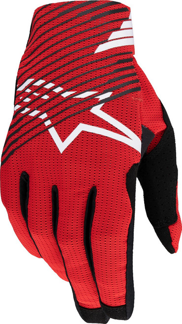 RADAR PRO GLOVES BRIGHT RED LG