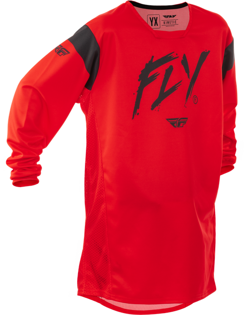 YOUTH KINETIC STOKE JERSEY RED/BLACK YXL
