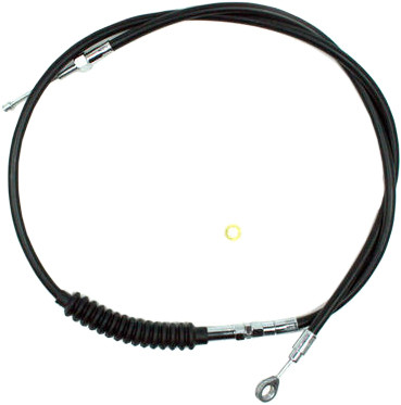 Black Vinyl Clutch Lw Cable
