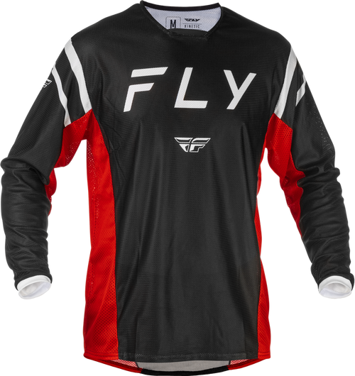 KINETIC MESH CENTER JERSEY BLACK/WHITE/RED SM