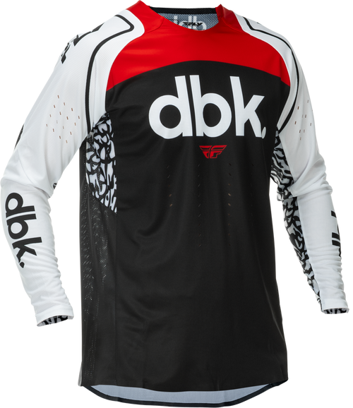 EVOLUTION  DST DBK JERSEY BLACK/WHITE/RED SM
