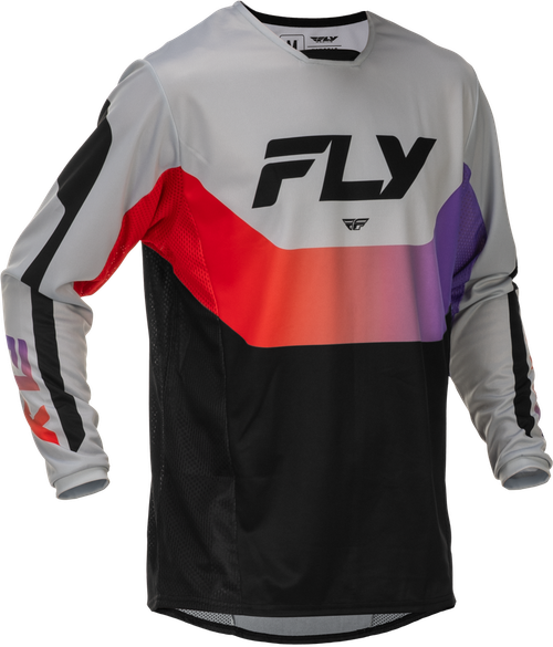 KINETIC JERSEY GREY/RED/PURPLE/BLACK MD