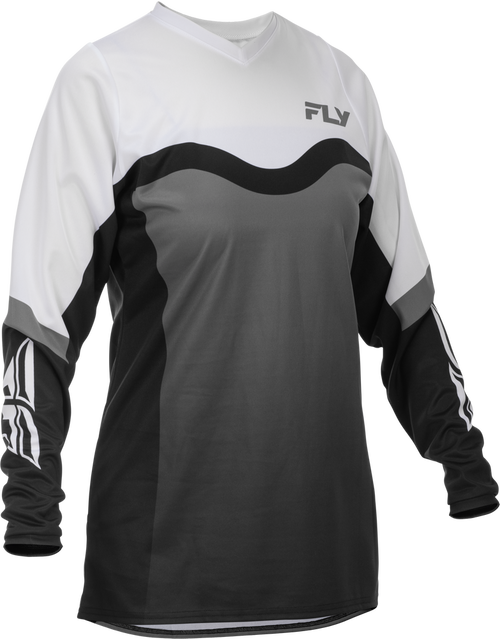 WOMEN'S F-16 JERSEY GREY/BLACK/WHITE MD