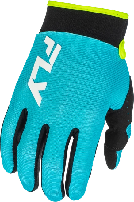 F-16 GLOVES AQUA/BLACK/WHITE LG