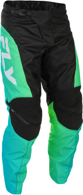 F-16 PANTS AQUA/BLACK/WHITE SZ 34
