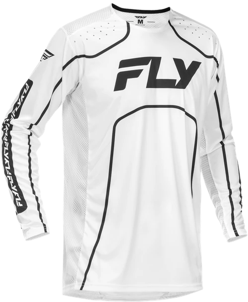 YOUTH RAYCE BICYCLE JERSEY WHITE/BLACK YM