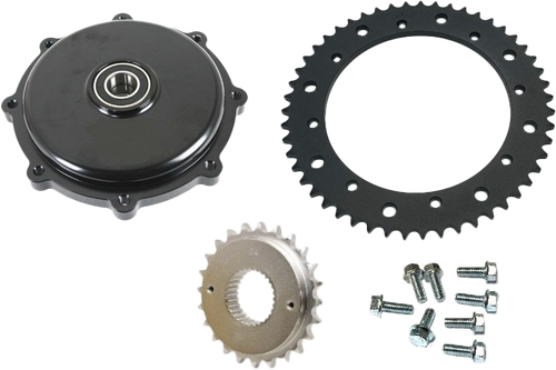 CUSH DRIVE CHAIN CONV KIT BLACK `17-UP FLH/FLT