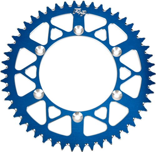REAR SPROCKET ALUMINUM 51T-520 BLU YAM