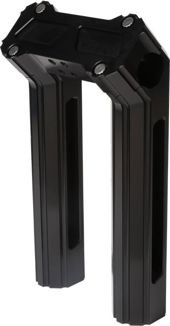 H/D BILLET RISERS 8" BLACK KICKBACK