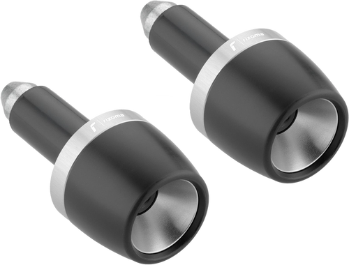 BAR ENDS PAIR SILVER