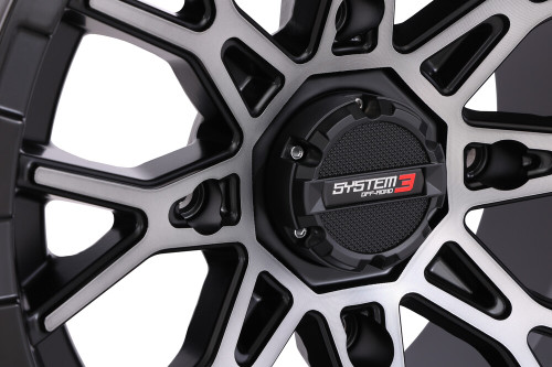 ST6 WHEEL 14X7 4+3 (+10MM) 4/137 MATTE DARK TINT