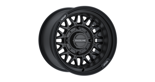 RACELINE OMEGA 15X10 4/156 5+5 (0MM) SATIN BLACK