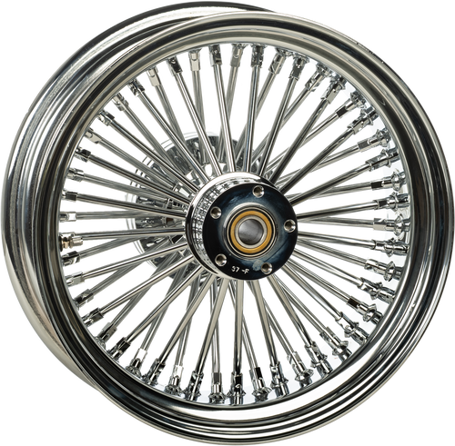 RR 48-SPK CHROME 16X5.5CUSH DR WIDE HUB 25MM ABS 00 LTR
