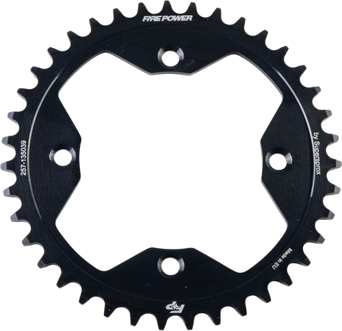 REAR SPROCKET STEEL 39T BLK