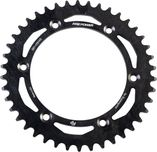 REAR SPROCKET STEEL 42T BLK