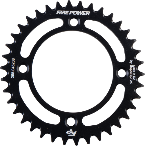 REAR SPROCKET ALUMINUM 38T BLK