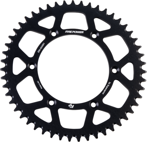 REAR SPROCKET ALUMINUM 51T BLK