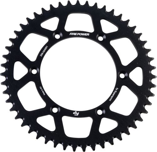 REAR SPROCKET ALUMINUM 51T BLK