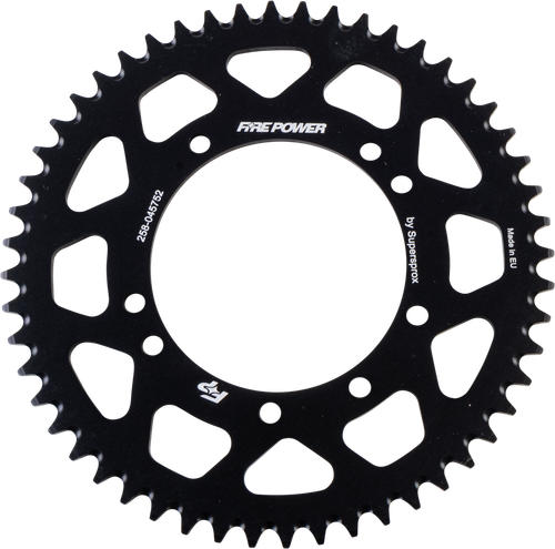 REAR SPROCKET ALUMINUM 52T BLK