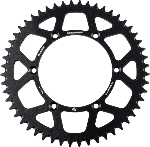 REAR SPROCKET ALUMINUM 52T BLK