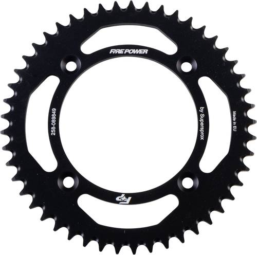 REAR SPROCKET ALUMINUM 49T BLK