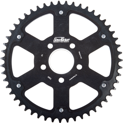 CARBON TOOTH SPROCKET 51T BLACK / BLACK  84-22