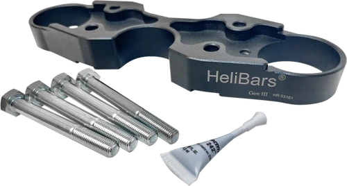 HANDLEBAR RISERS BLACK SUZ