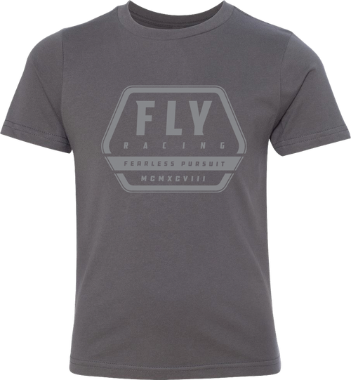 YOUTH FLY TRACK TEE GREY YS
