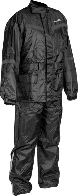 2 PIECE RAIN SUIT BLACK 5X