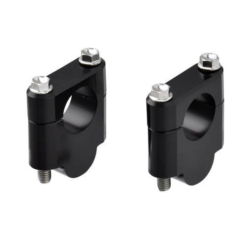 7/8" HANDLEBAR RISERS 30MM BLACK