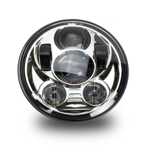 HEADLIGHT 5.75" CHROME 6 PROJECTOR