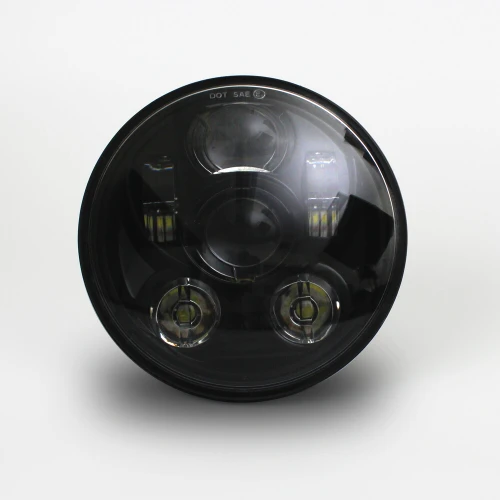 HEADLIGHT 5.75" BLACK 6 PROJECTOR