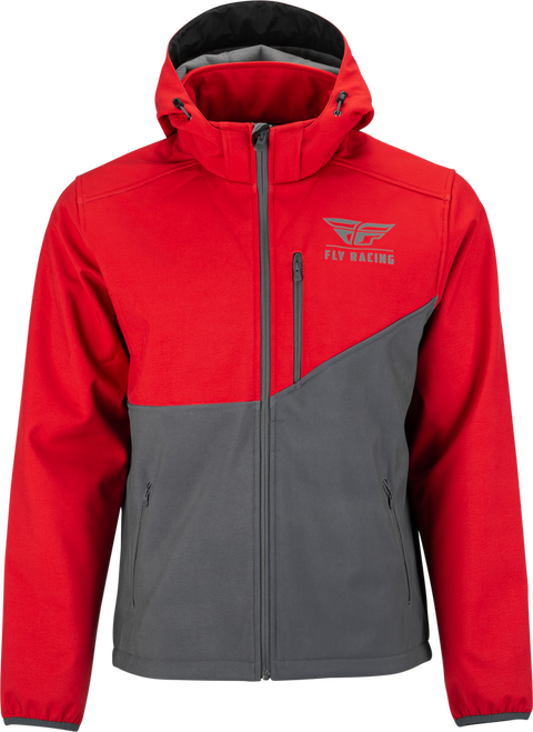 CHECKPOINT JACKET GREY/RED LG
