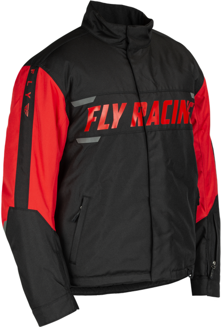 OUTPOST JACKET BLACK/RED 2X