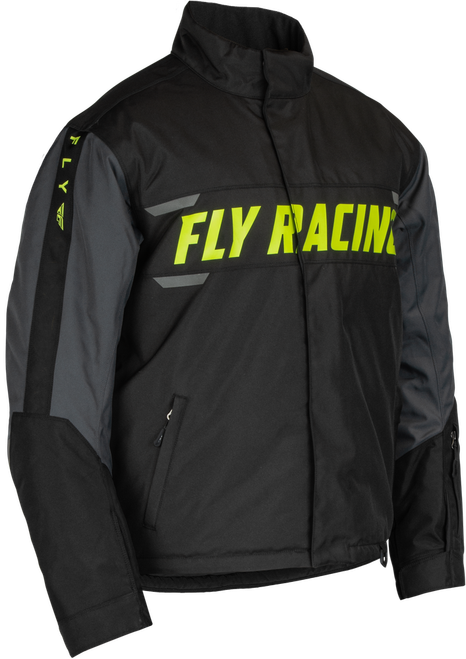 OUTPOST JACKET BLACK/GREY/HI-VIS MD