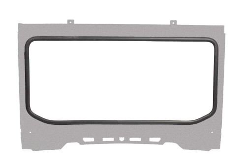 FRONT WINDSHIELD SPARKLE SILVER METALLIC
