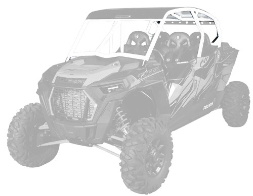 CAB ASYLUM CAGE W/V INTRUSION WHITE
