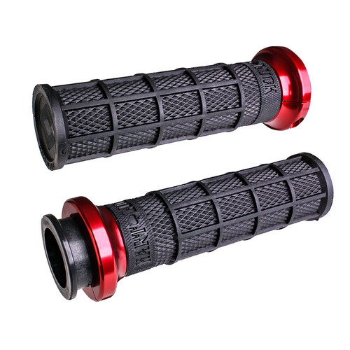 LOCK-ON HART-LUCK FULL-WAFFLE BLACK/RED INDIAN TBW
