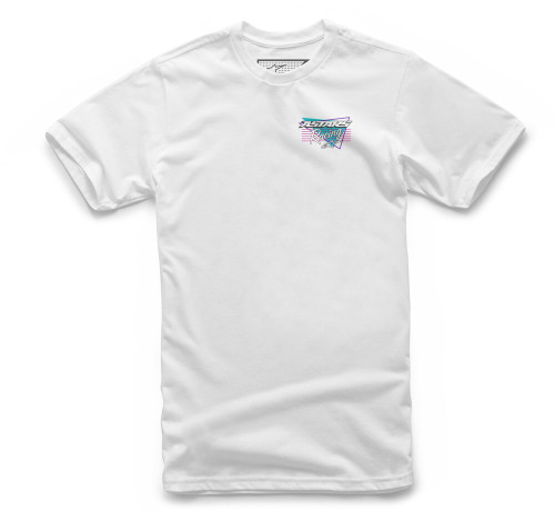RACING TRI TEE WHITE LG
