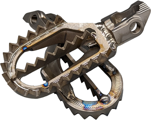 TITANIUM FOOT PEGS 5MM BACK FROM STOCK