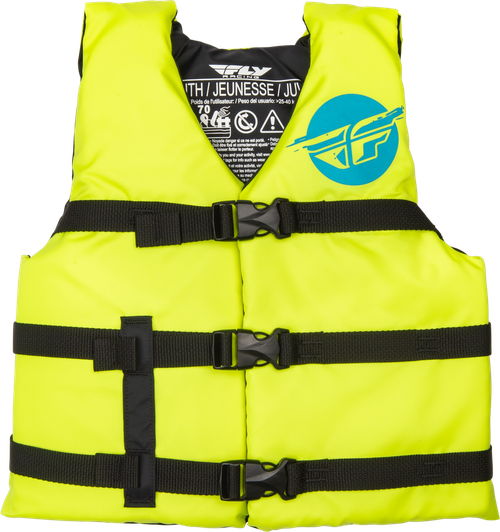 YOUTH FLOTATION VEST HI-VIS/BLUE