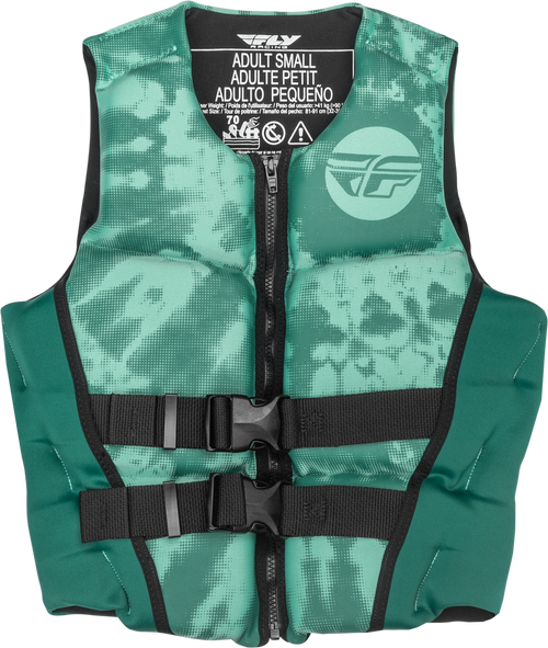 WMN'S NEOPRENE FLOTATION VEST DARK TEAL/LIGHT TEAL MD