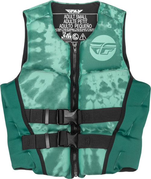 WMN'S NEOPRENE FLOTATION VEST DARK TEAL/LIGHT TEAL XL