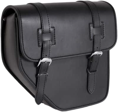 IBIZA SADDLEBAG BLACK LEFT W/BASE