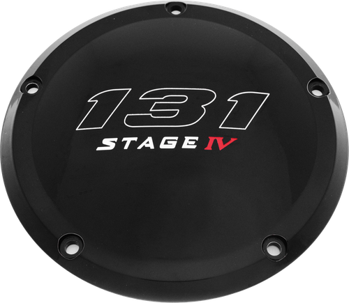 7   M8 FLT/FLH DERBY COVER 131 STAGE IV BLACK