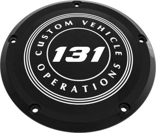 6   M8 SOFTAIL DERBY COVER 131 CVO BLACK