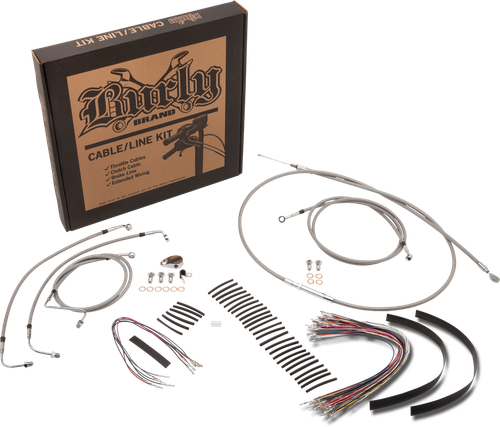 BURLY CNTRL KIT 14" APE STAINLESS ABS
